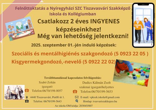 Szeptemberi jelentkezés