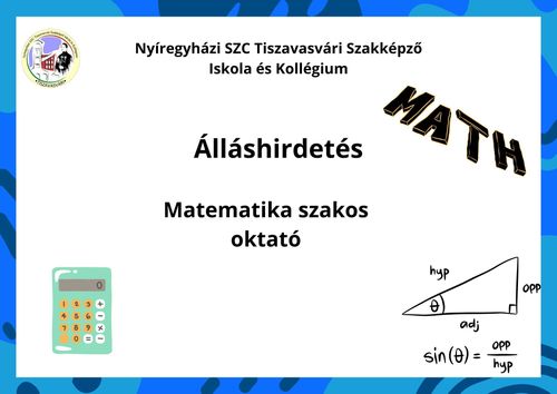 Matematika szakos oktató