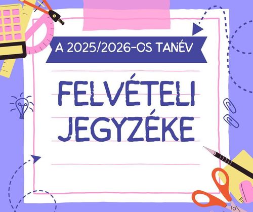 Egyeztett felvételi jegyzék